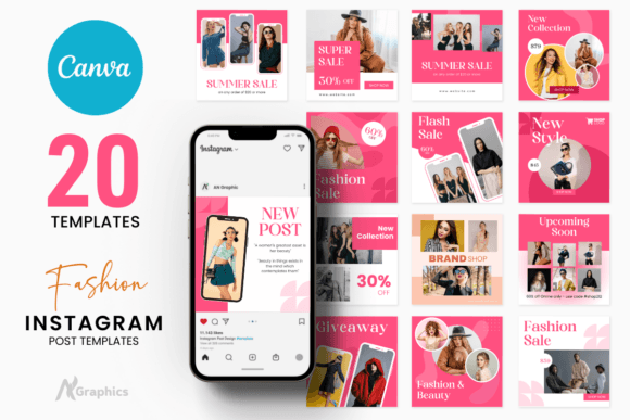 20 Fashion Instagram Post Templates: A Practical Kit for Style Brands