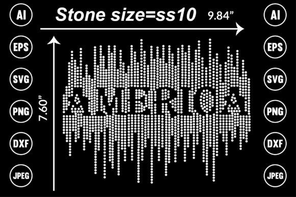 Amerika Rhinestone Templates: Your Ready-to-Use Design Solution