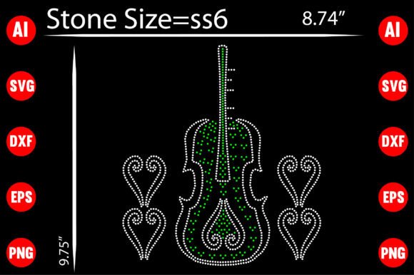 Crafting Brilliant Design with Guitar Rhinestone Templates