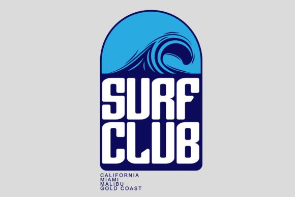 Elevate Your Brand with Surf Club Tshirt Design Templates