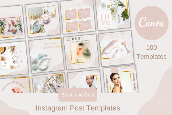 Elevate Your Feed: 100 Canva Instagram Posts Templates
