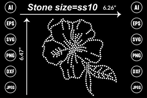 Flower Rhinestone Templates: Sparkle in Your DIY Projects