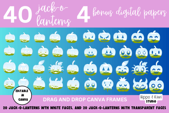 Spooktacular Design: Mastering Canva Jack-O-Lantern Frames