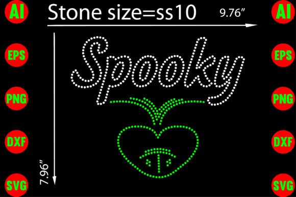 Spooky Rhinestone Templates Design: Unleash Creative Sparkle