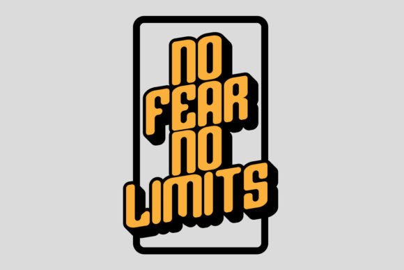 Unleash Your Brand's Edge with No Fear T-shirt Design Templates