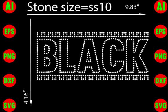 Unlocking the Versatility of Black Rhinestone Templates Design