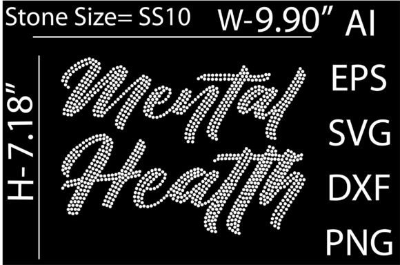 Using Mental Health Rhinestone Templates for Impactful Designs