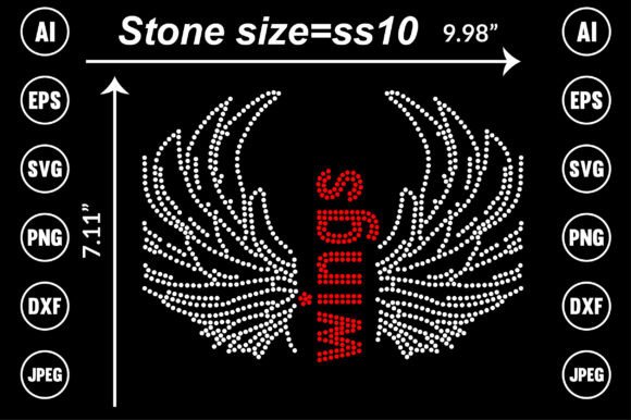 Wings Rhinestone Templates: A Designer's Guide to Instant Sparkle